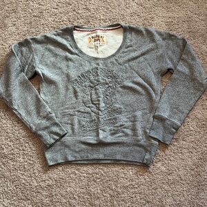 Superdry Women's Charcoal Crew Neck Sweater